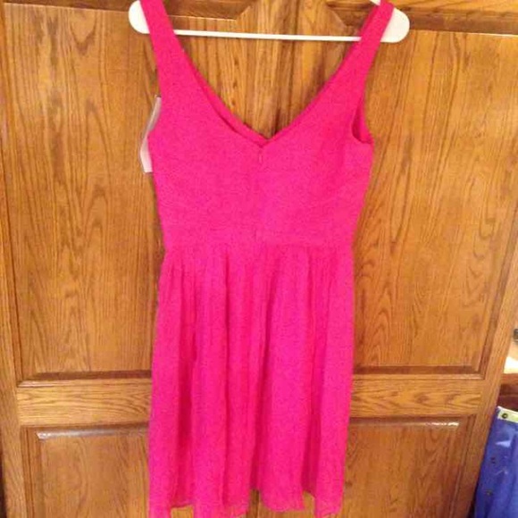 NWT J. Crew Heidi HTF Vintage Berry Pink Dress - Picture 3 of 4